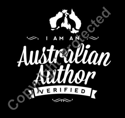 I am australian author white on black